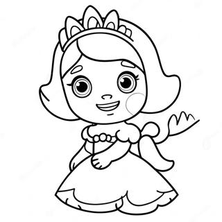 Puteri Daisy Yang Berani Halaman Mewarna 31090-6784