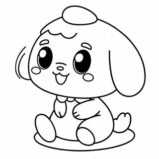 Laman Mewarna Cinnamoroll Gembira 3294-2425