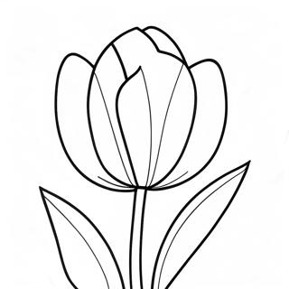 Tulip Halaman Mewarna