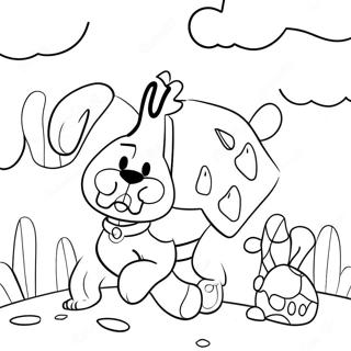 Halaman Mewarna Pengembaraan Blues Clues 34343-7504