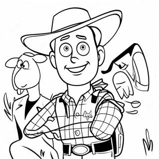 Woody Bersama Kawan Kawan Halaman Mewarna 35329-7729