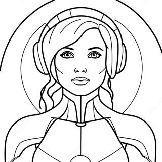 Halaman Mewarna Ai Cortana Halo 35684 7800