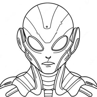 Laman Mewarna Tentera Alien Elit 35687 7810