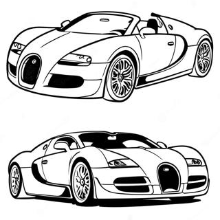 Halaman Mewarna Bugatti Veyron Sporty 36054-7878