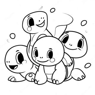 Gambar Mewarna Squirtle Bermain Dengan Kawan Kawan 36600 8002