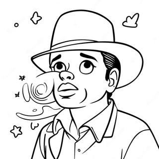 Halaman Mewarna Bruno Dengan Visi Magik 3744 2790