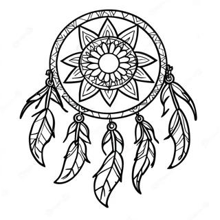 Penangkap Mimpi Native American Mewarna 37453-8177