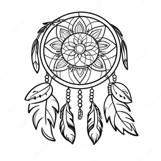 Penangkap Mimpi Native American Mewarna 37453-8179