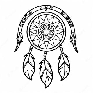 Penangkap Mimpi Native American Mewarna 37453-8180