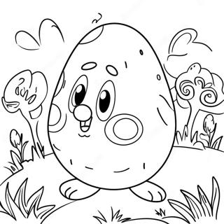 Mencari Telur Paskah Berwarna Warni Halaman Mewarna 380 2547