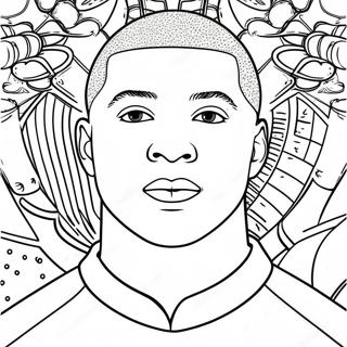 Gambar Mewarna Kylian Mbappe Dalam Jersi Perancis 38184 8342