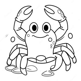 Ketam Comel Gambar Mewarna 39191-8553