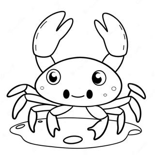 Ketam Comel Gambar Mewarna 39191-8556