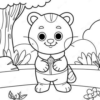 Gambar Mewarna Daniel Tiger Di Kawasan Perumahan 39457-8619