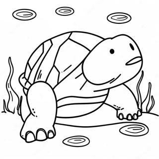 Halaman Mewarna Pengembaraan Bawah Laut Blastoise 40832-8923