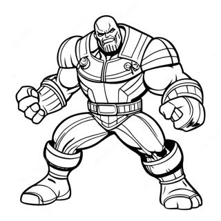 Gambar Mewarna Thanos Vs Avengers 41633-9111