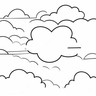 Halaman Mewarna Estetik Awan Impian 4195 2725