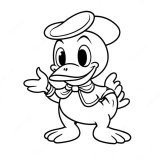 Donald Duck Halaman Mewarna