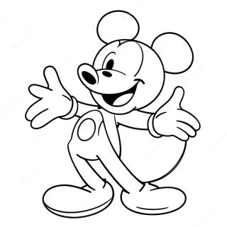 Mickey Mouse Halaman Mewarna