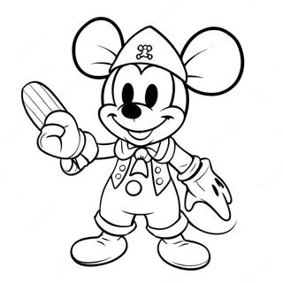 Mickey Mouse Halaman Mewarna