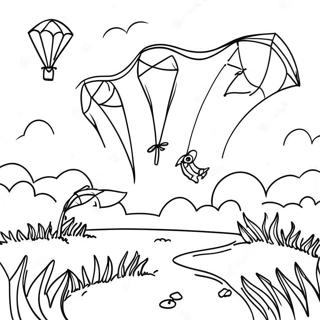 Layangan Halaman Mewarna