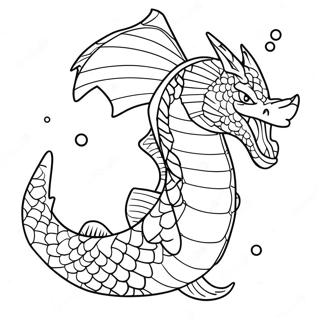 Gyarados Dengan Sisik Berkilau Gambar Mewarna 45412 9950