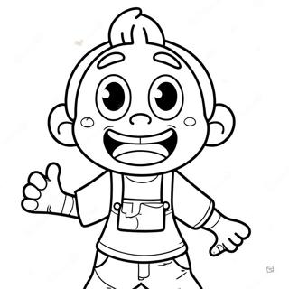 Chuckie Finster Mengatasi Ketakutannya Halaman Mewarna 45493 9968