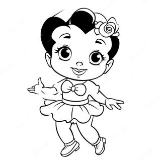 Halaman Mewarna Betty Boop Vintage 46525-10180