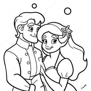 Halaman Mewarna Ariel Dan Putera Eric 4652-2659