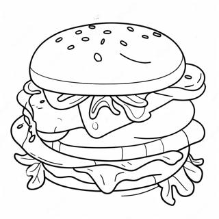 Burger Halaman Mewarna