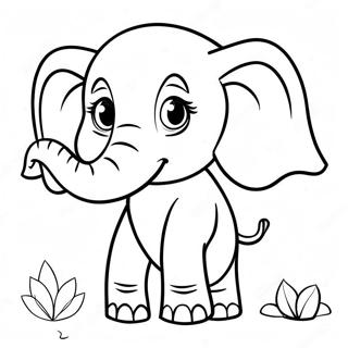 E Adalah Untuk Gajah Halaman Mewarna Abjad 48104-10526