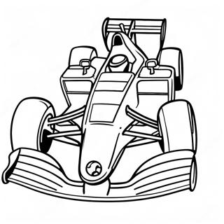 Halaman Mewarna Kereta Lumba F1 Dengan Pelekat Berwarna 48181-10542