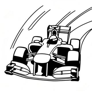 Halaman Mewarna Kereta F1 Meluncur Di Sudut 48182-10547