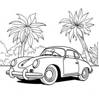 Porsche 356 Klasik Halaman Mewarna 49521-10841