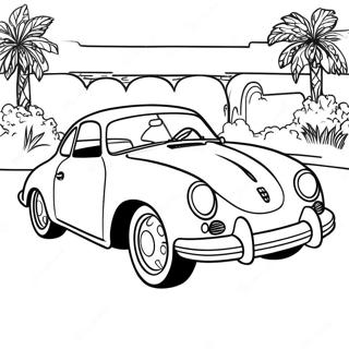 Porsche 356 Klasik Halaman Mewarna 49521 10842