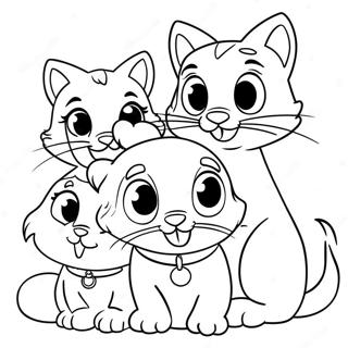 Aristocats Halaman Mewarna