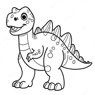 Halaman Mewarna Dinosaur Unik 52284 11433
