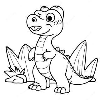 Halaman Mewarna Dinosaur Unik 52284 11434