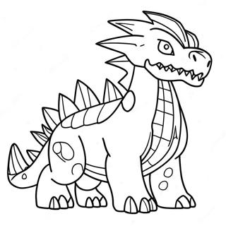 Gambar Mewarna Gabumon Digimon 52579-11493