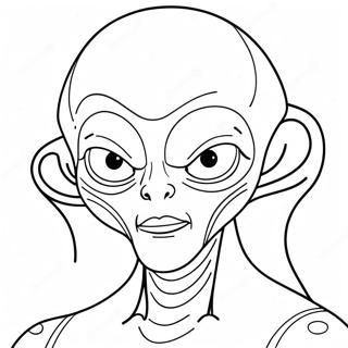 Tata Si Alien Halaman Mewarna 53563-11716