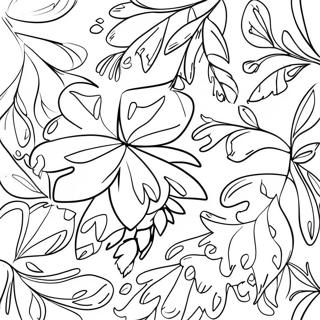 Laman Mewarna Daun Mistletoe Yang Terperinci 54093-11842