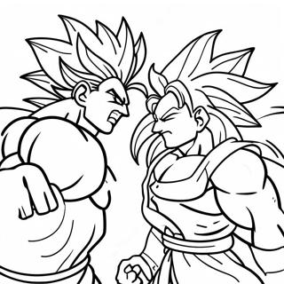 Laman Mewarna Gogeta Vs Broly 54179-11856