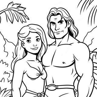 Tarzan Dan Jane Di Hutan Mewarna 54361-11894