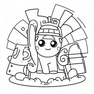 Halaman Mewarna Alphablock D 56913 12463