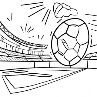 Gambar Mewarna Padang Bola Sepak Rocket League 57106-12493