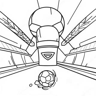 Gambar Mewarna Padang Bola Sepak Rocket League 57106-12494
