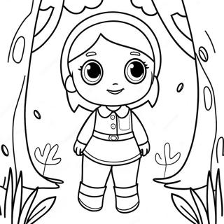 Halaman Mewarna Abby Hatcher Di Hutan Berwarna Warni 58117-12719