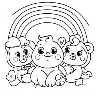 Halaman Mewarna Kawan Pelangi Gembira 59009-12915