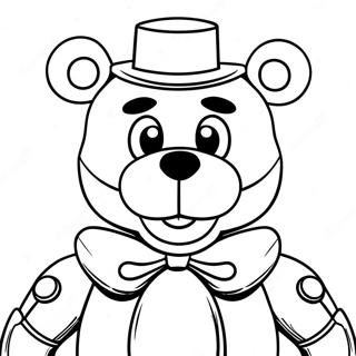 Laman Mewarna Golden Freddy Dalam Bayangan 59410 13027