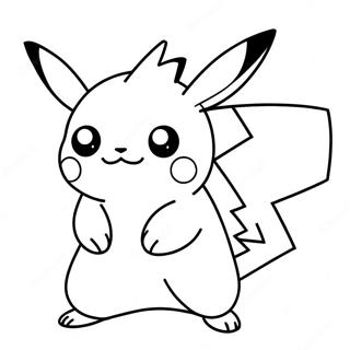 Halaman Mewarna Mega Pikachu 60232-13192